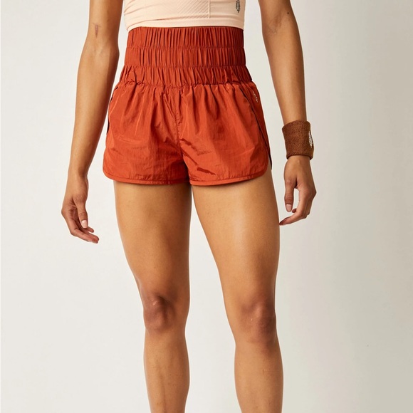 Free People Movement way home shorts earth red size medium - Picture 1 of 13